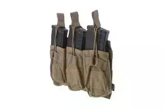 Triple OPEN Pouch for AK Magazines – Tan