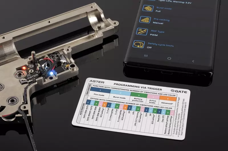 RRA SA-E05 EDGE 2.0™ GATE ASTER- replika pušky v poloplášťové barvě