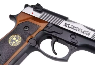 WE-2058 BIOHAZARD pistool replica - 2 tonen