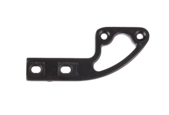 Aluminum flashlight mount - black