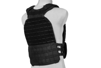 Kamizelka typu plate carrier molle/laser-cut - czarny