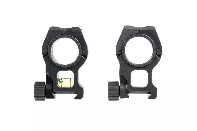 M10 25.4–30mm Scope Mount with Level - Black
