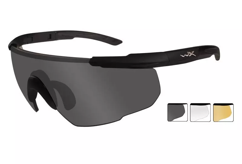 Wiley XS ABER ADV. Smoke/Clear/Rust glasses