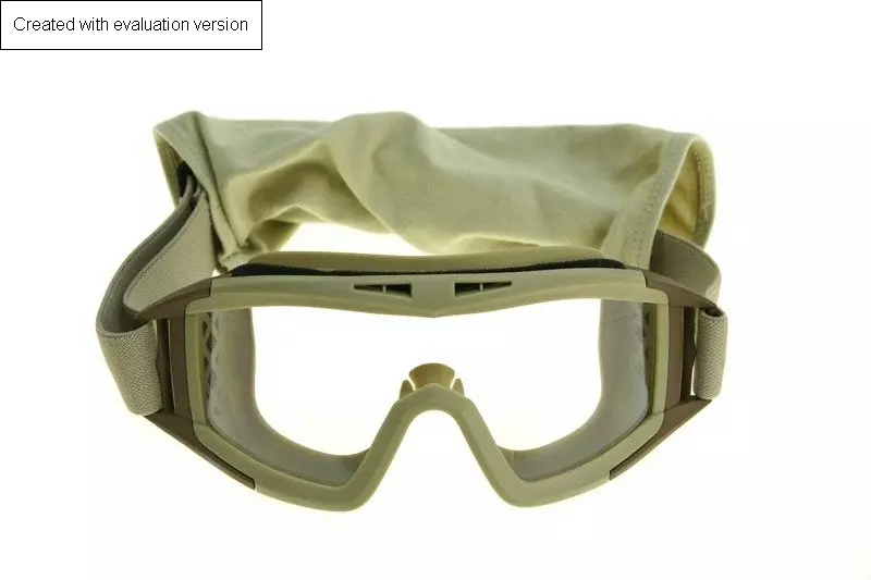 Low-profile goggles - tan