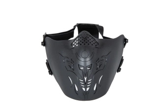 Maska polimerowa "Ferro style" - Czarny