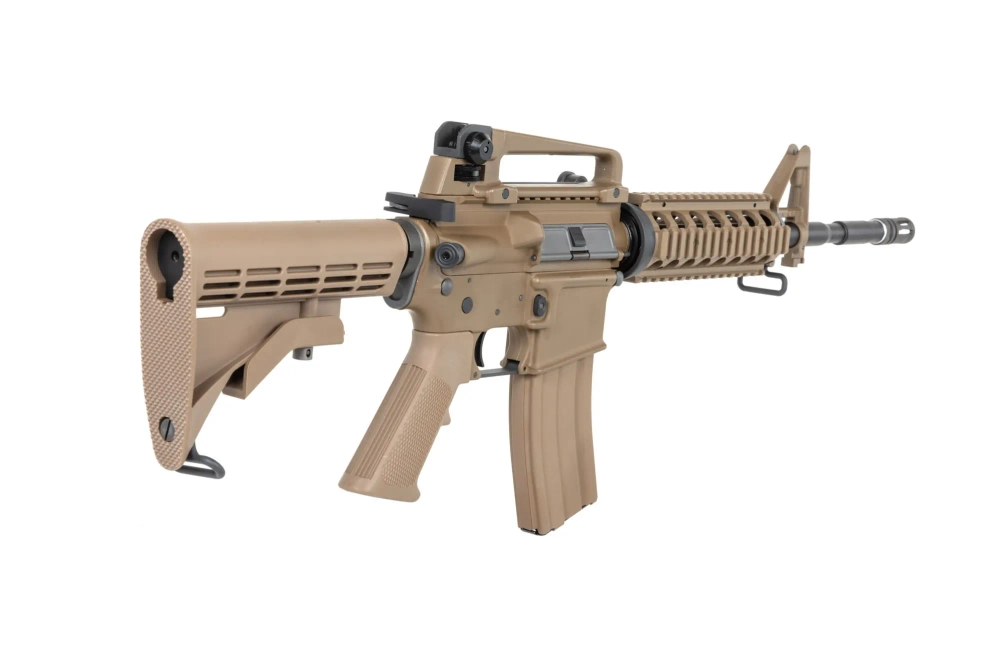 WE M4 RIS R-M001 GBBR Gen. 3 Tan airsoft Carbine
