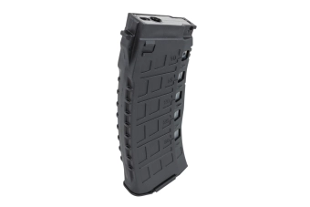 Cargador Mid-Cap 130/ 30 cartuchos Arcturus EMM AK12 Variable-Cap para réplicas AK Negro