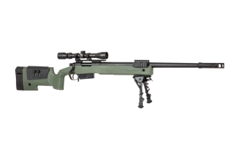 Fusil de airsoft visor y bípode SA-S03 CORE™ - verde oliva