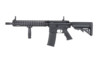 Specna Arms Daniel Defense® MK18 SA-P26 Prime™ Aster II ETU airsoft Carabina con motor brushless de un solo disparo Negro