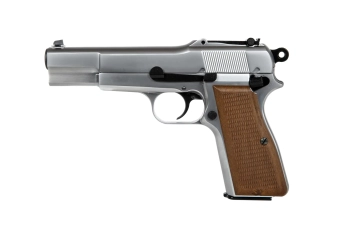 Pistola de airsoft Browning Hi Power MK III - Plata
