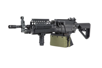 Karabin maszynowy ASG A&K MK 46 MOD 0 Battleworn Czarny