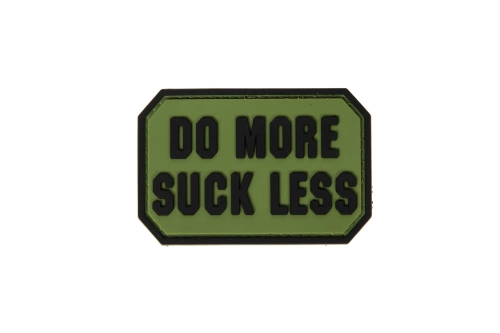 Naszywka PVC - Do more, suck less.