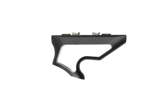 Aluminum CNC KeyMod Angled Forward Grip - Black
