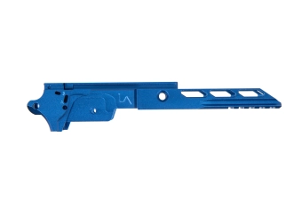 LA Capa Customs V2 Esqueleto de aluminanio de competición para réplicass TM Hi-Capa (versión con muescas) Azul