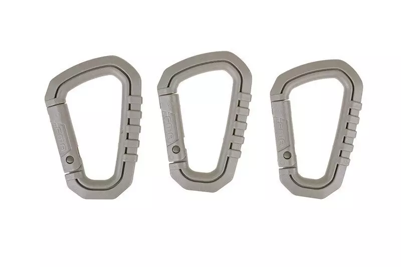 A Set of 3 Polymer Snap Hooks – Foliage Green