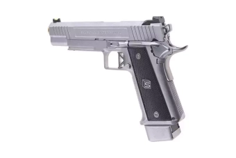 Airsoft pistole SAI 2011 DS 5.1 (hliník / Green gas) - stříbrná