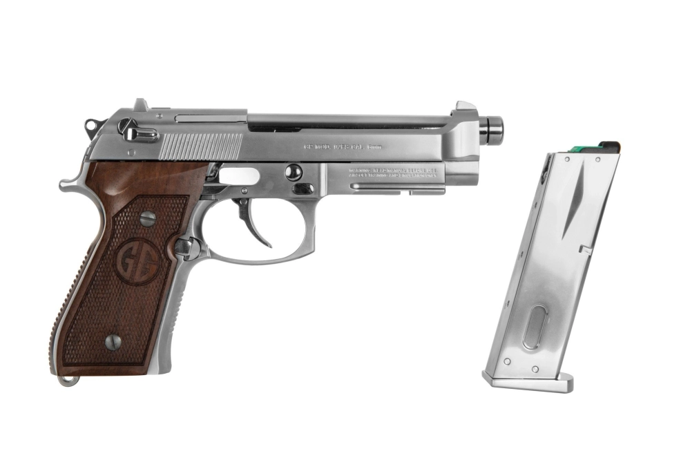GPM92 GP2 réplicas de pistola de edición liminatada - plata