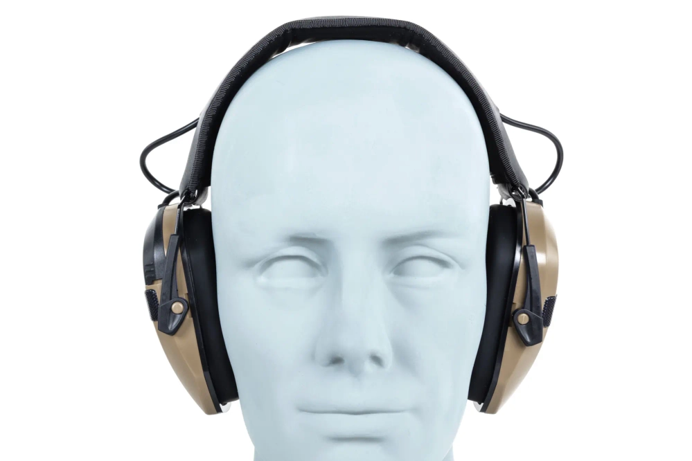 Aktywne ochronniki słuchu Wosport HD-21 Tan