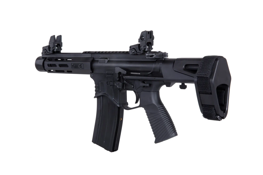 Replika karabinka Golden Eagle MC6592M PDW GBB 6.5'' Czarna