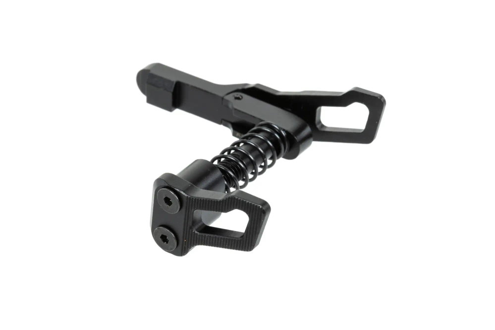 Liberador de cargador de aluminio Maxx Model Advanced tipo B para réplicas MTW M4 Negro