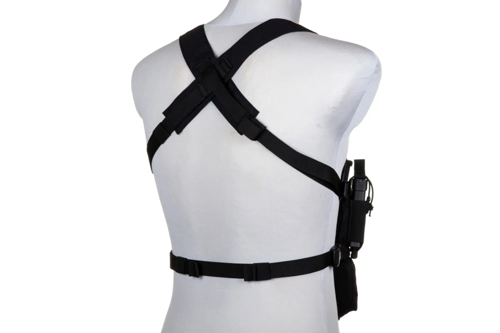 PRIMAL GEAR Gilet de poitrine polyvalent Wenator 2.0 Tactical Vest Noir