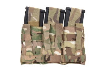 Triple magazine pouch with flap Wosport MC