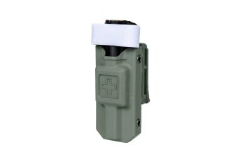 Airsoftová zbraň cAT taktická stáze s pouzdrem - olivově zelená