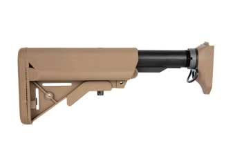 AR15 stock with adaptor for WE SCAR replicas - tan