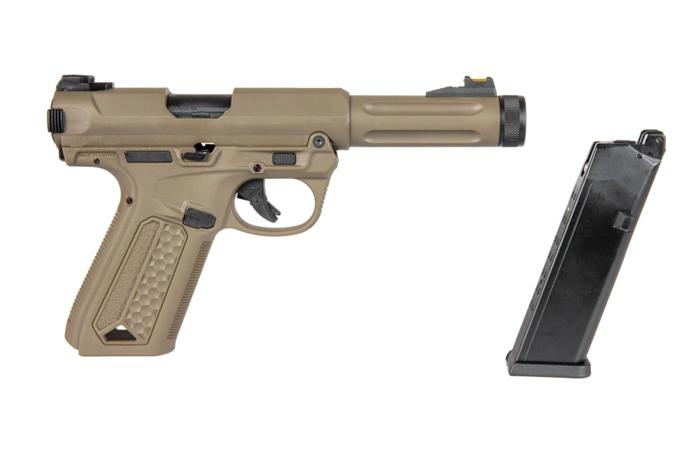 AAP01 Assassin Semi Auto pistool replica - donkere aarde