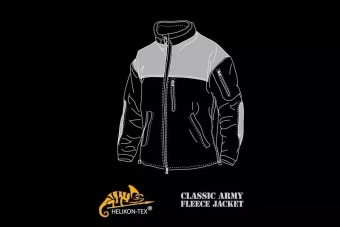 Chaqueta polar clásica del ejército - verde oliva