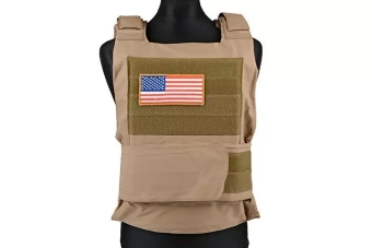 Chaleco táctico Personal Body Armor - color canela