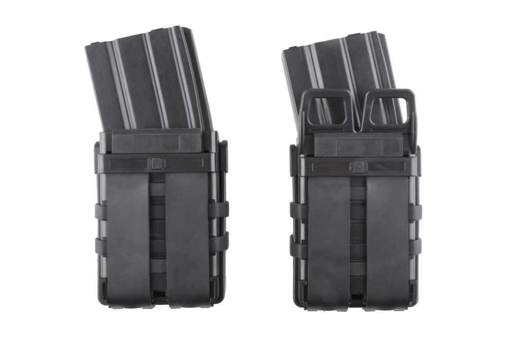 Double Open III (M) 5.56 Magazine Pouch - Black