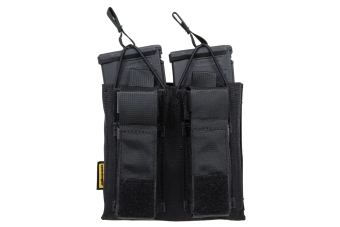 Open Top dubbellader voor M4/M16 + pistoolmagazijnen Zwart