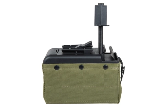 Elektrický krabicový zásobník A&amp;K na 2 000 nábojů pro repliky typu M249 Olive