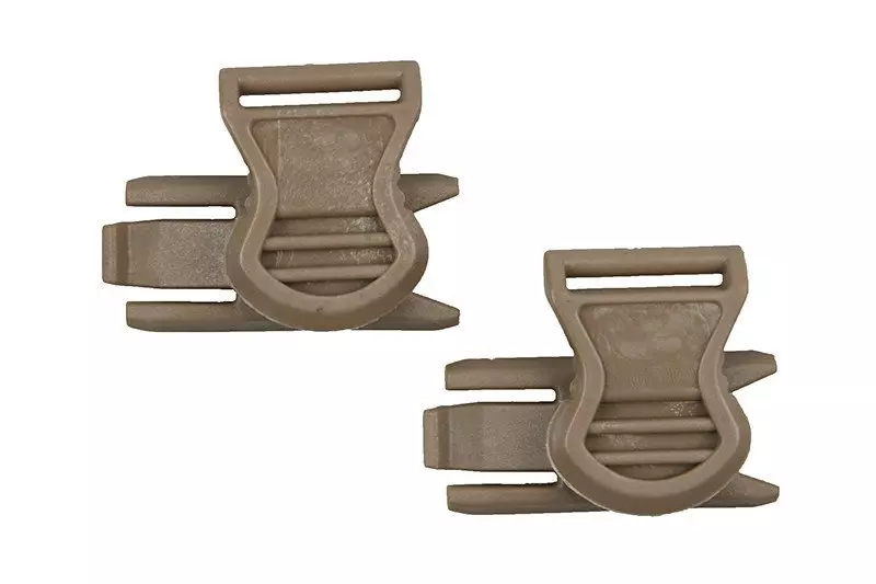 Lunettes à pince montageu (19mm) - terre sombre