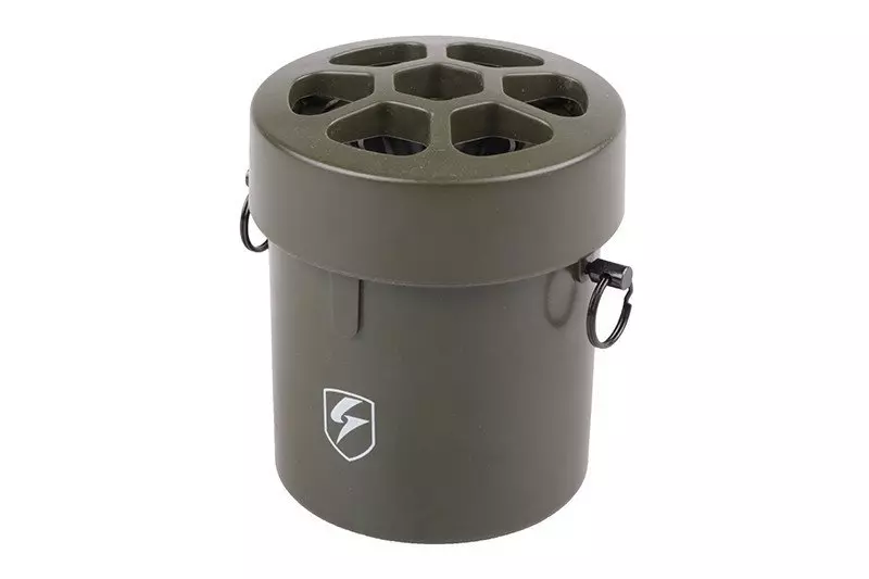 Airsoft mina krok a uvolnění vodního prachu