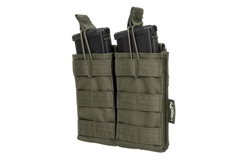 Bolsa de liberación rápida para 2 cargadores tipo M4/M16 - verde oliva