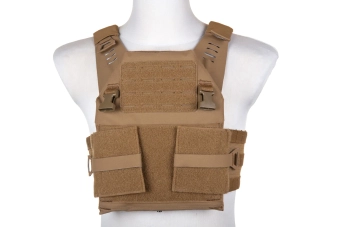Wosport VE-97 Plaatdrager Tactisch Vest Coyote Bruin