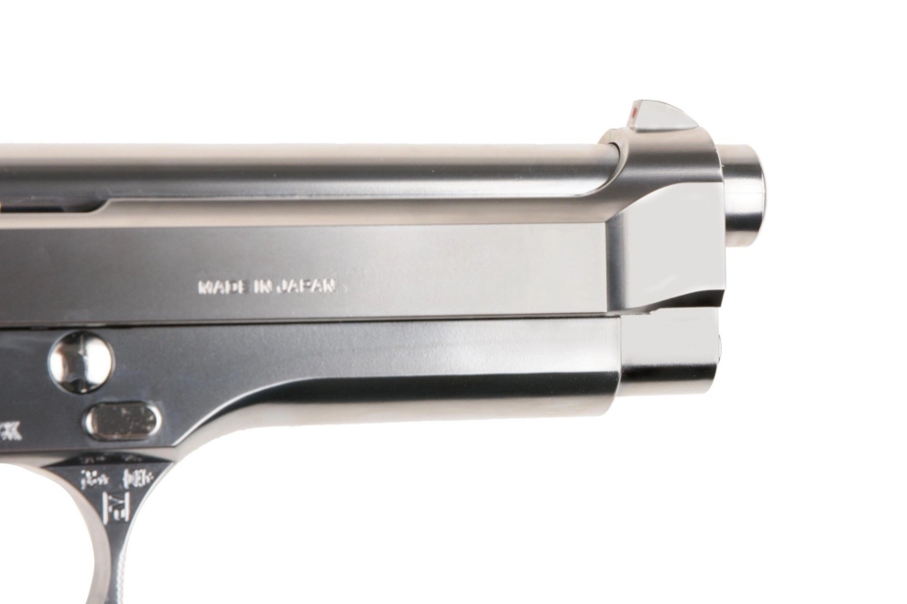 Réplique de pistolet M92F - Inox chromé