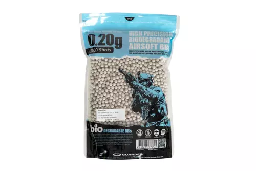 Bolas biodegradables 0.20g Guarder 5000 uds