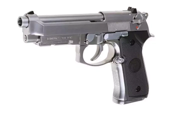 M9A1 v.2 pistol replica (LED Box) - silver