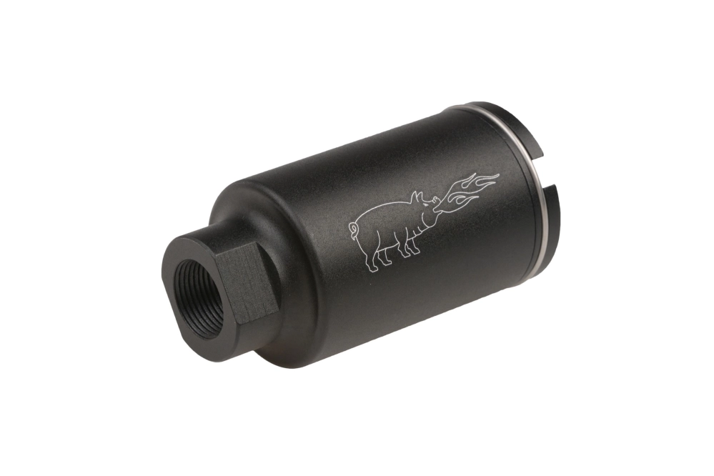 Skull Frog Mini Gas Concentrating Flash Hider - Black