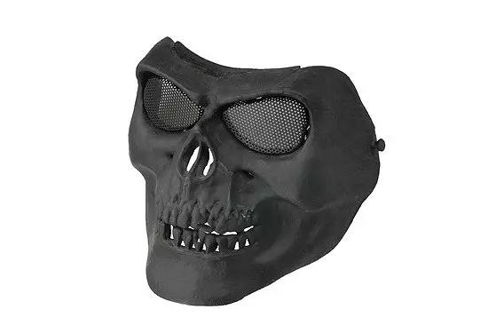 Skull Style face mask - black