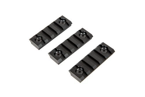 Corto raíl RIS para gripKeyMod (Juego x 3)