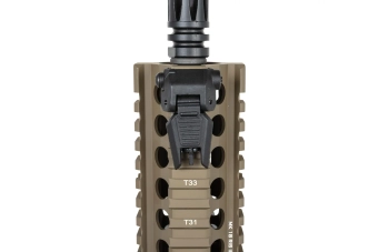 Specna Arms Daniel Defense® MK18 SA-P19 Prime™ HAL™ ETU ASG Karabijn Hoog Koppel Half-Tan Versie