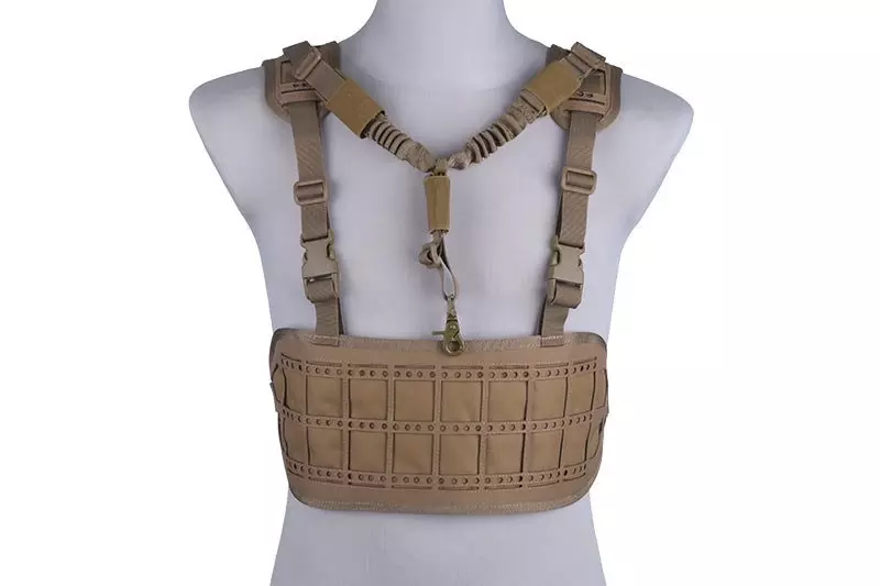 Gilet tactique Découpe laser dynamique - bronzage