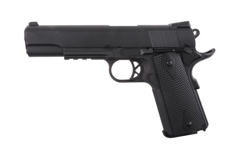 Pistolet airsoft 1911 Tactique - noir