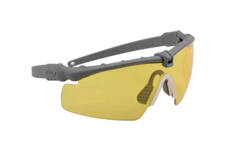 Lunettes tactiques - Gris / Jaune