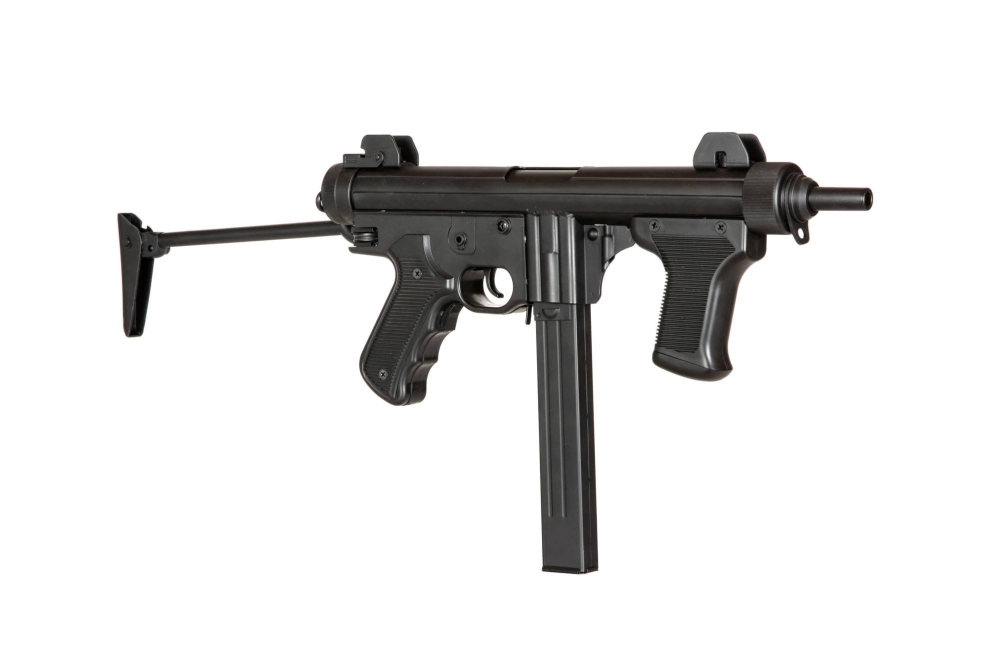 Pistolet mitrailleuse airsoft M12S - Noir