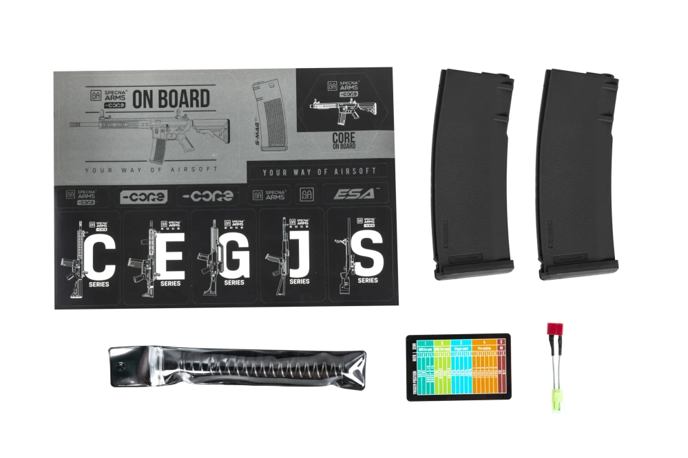 Karabinek ASG Specna Arms Daniel Defense® RIS III 12.5'' SA-C28 CORE™ HAL ETU™ Gen.2 Czarny